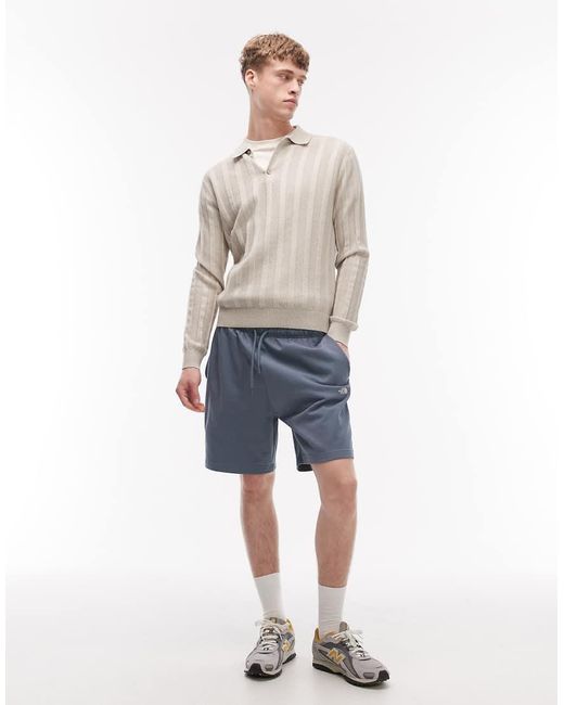 The North Face Blue Essential Logo Light Oversized Short for men