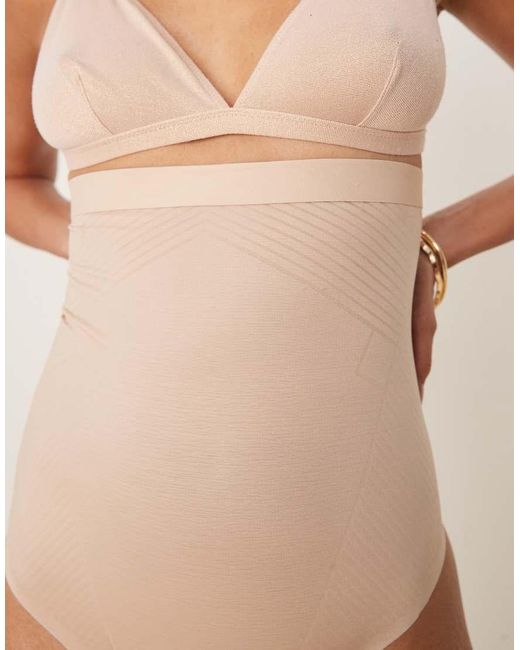 Spanx Pink Shape Invisible High-waisted Thong