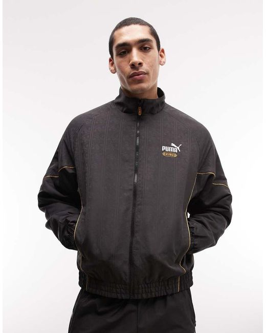 PUMA Gray King Short Lined Jacket for men