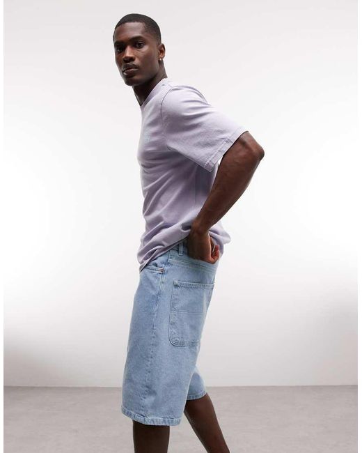 Stan Ray Blue Denim Shorts for men