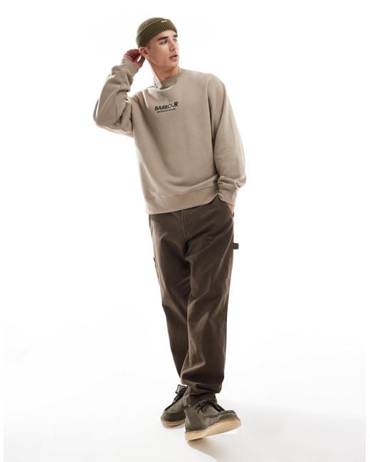 Barbour Natural Formula Oversized Crew Sweat for men