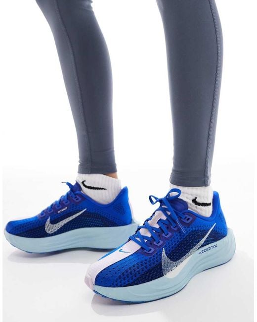 Nike Blue Pegasus Plus Trainers