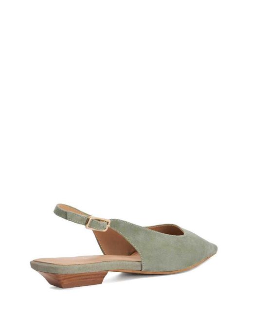 Dune Metallic Hostess Ballet Pumps