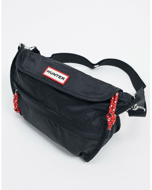 Hunter Black Packable Belt Bag for men