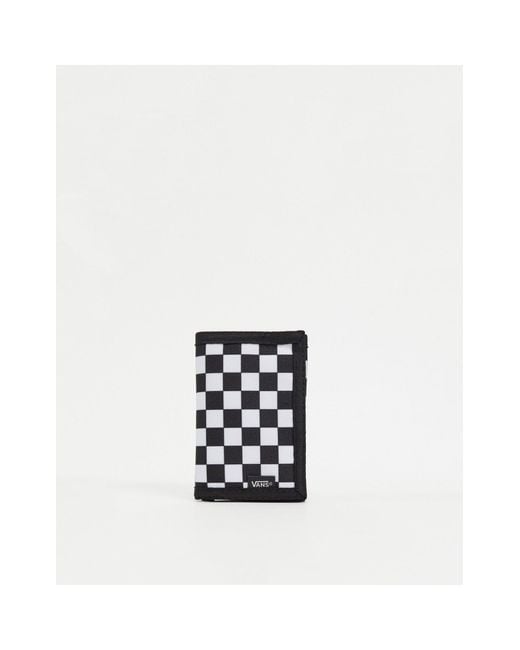 Vans White Slipped Checkerboard Wallet for men