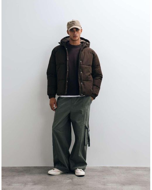 ASOS Pufferjack in het Black voor heren