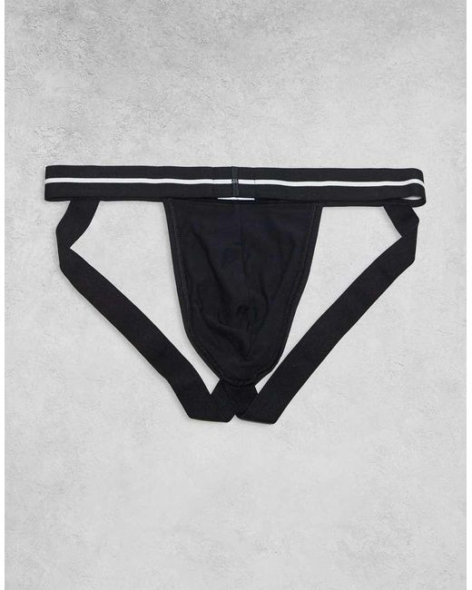 Boss White Bold 3 Pack Logo Waistband Jockstraps for men