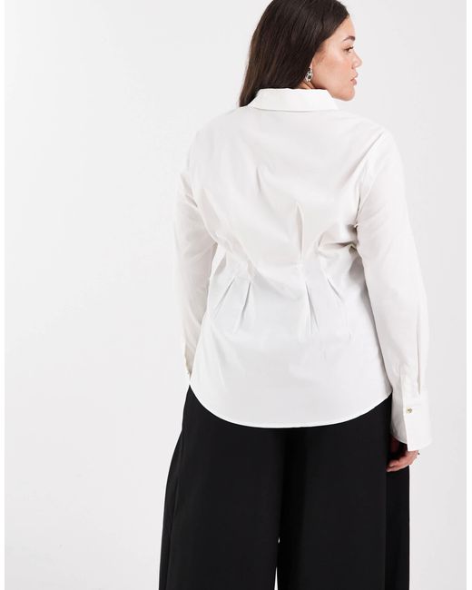 Vero Moda White – hemdbluse