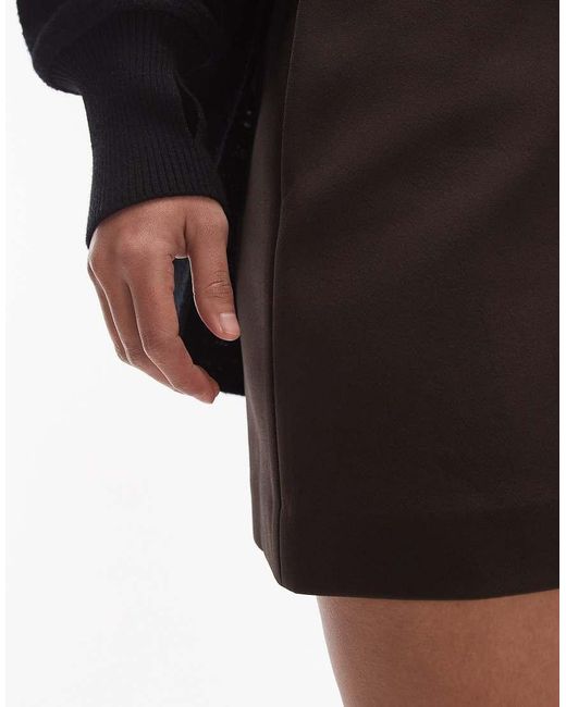 & Other Stories Black Mini Skirt