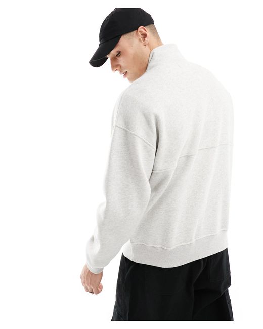 Abercrombie & Fitch – hochwertiges sweatshirt in White für Herren
