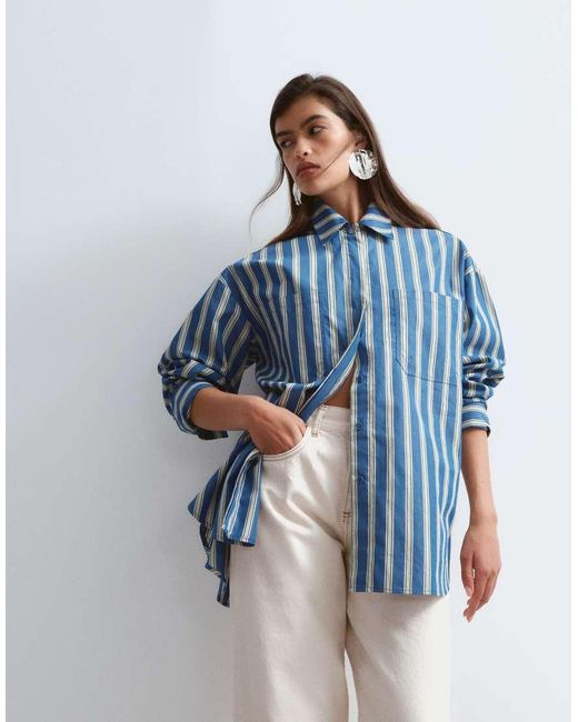 ARRANGE Blue Premium Oversized Shirt
