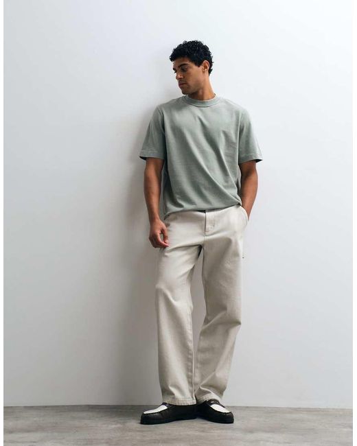 Abercrombie & Fitch Green Premium Heavyweight T-shirt for men