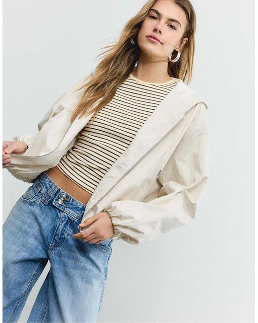 Giacca Basic di Stradivarius in Natural
