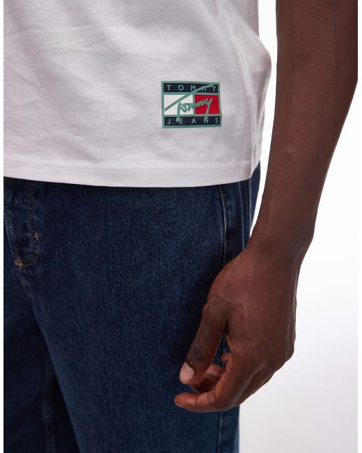 Tommy Hilfiger White Athletic Dept Back Graphic T-shirt for men