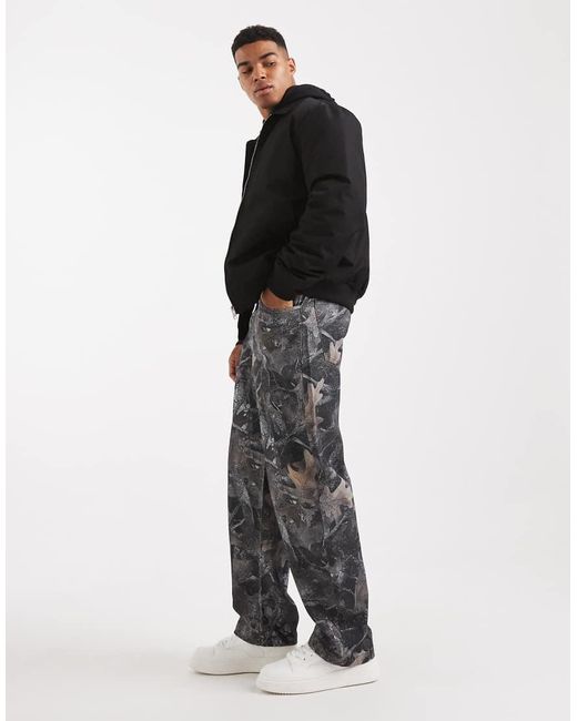 ASOS Black Loose Trousers for men