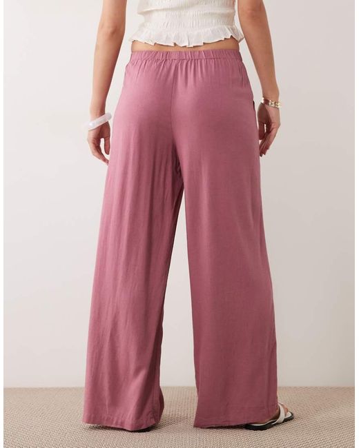 Mango Pink Teen Flowy Trouser