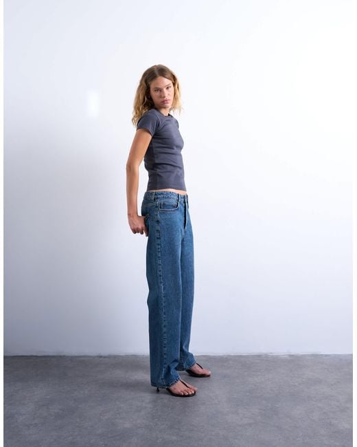 TOPSHOP Blue Everyday Tee