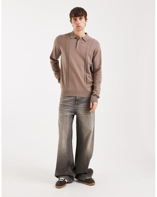 Polo di Threadbare in Brown da Uomo