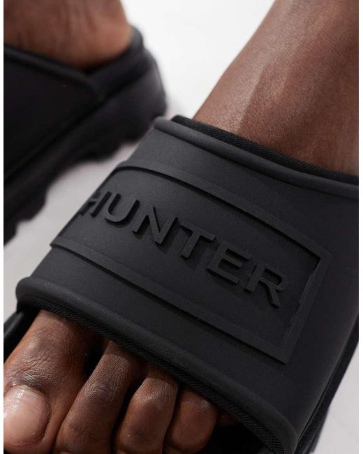 Hunter Black Moulded Stacked Slider
