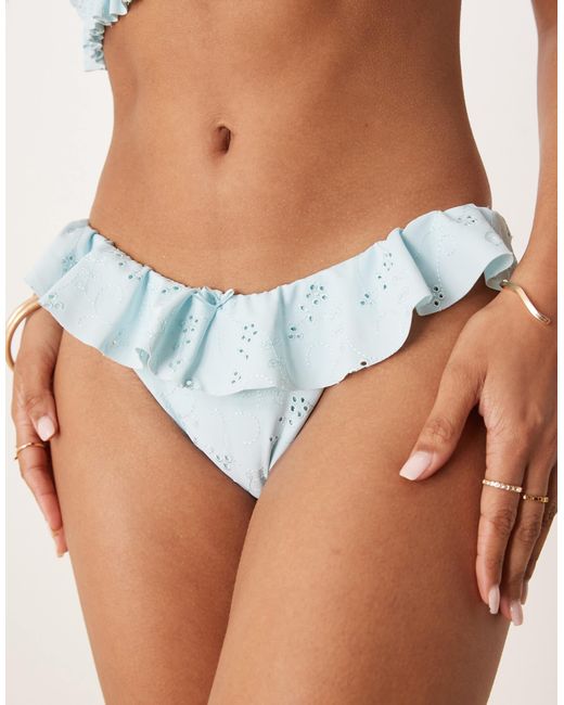 Bobbi - bas ASOS en coloris Blue