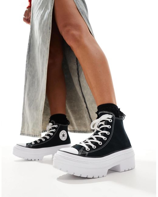 Chuck taylor all star lugged hi - baskets montantes Converse en coloris Black
