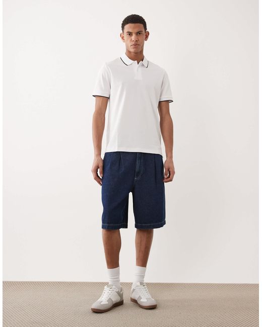 Polo Mango pour homme en coloris White