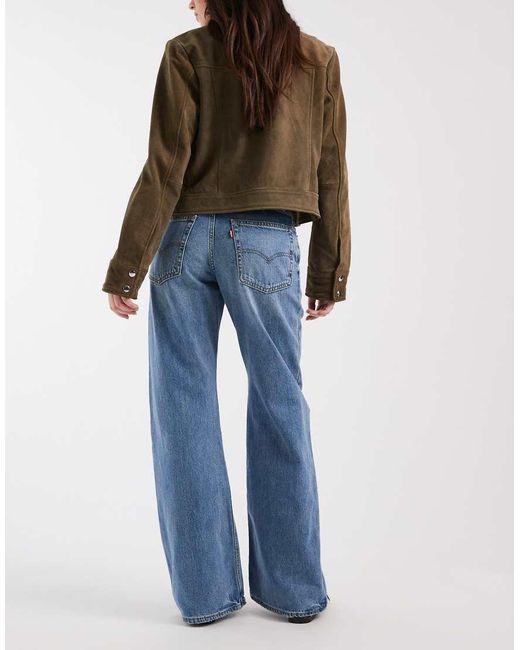 Levi's Losse Bootcut Jeans in het Blue