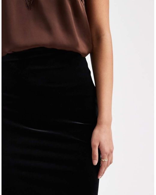 Commando Black Midi Skirt