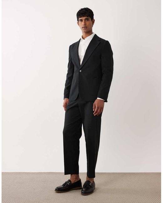 ASOS Black Slim Fit Suit Blazer for men