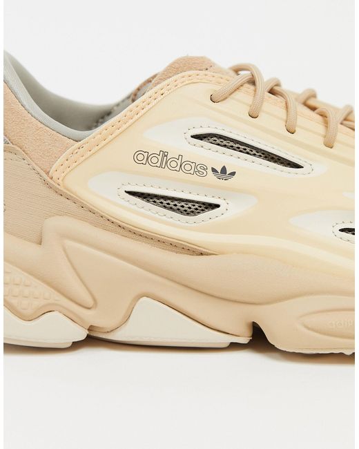 adidas originals ozweego celox trainers in light beige