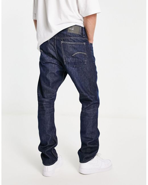 G-Star RAW Triple A Regular Straight Fit Jeans in Blue for Men