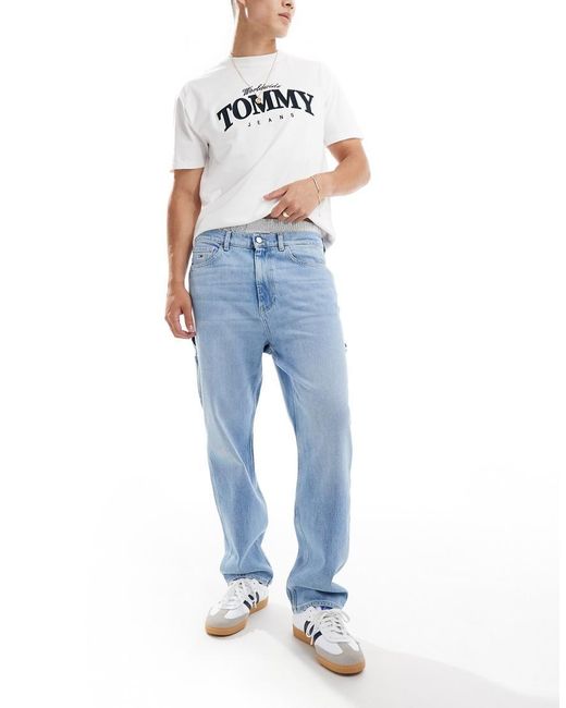 Tommy Hilfiger Blue Skater Carpenter Jeans for men