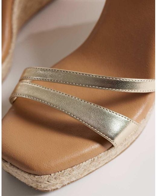 New Look Natural Espadrille Wedges