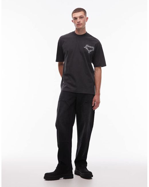 AllSaints T-Shirt Met Druppelprint in het Black voor heren