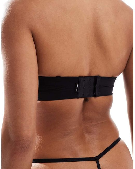 Boux Avenue Black Strapless Microfibre Multiway Padded Bra