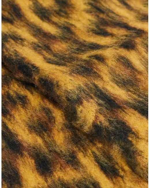 Bufanda Con Estampado De Leopardo De Obey de hombre de color Metallic