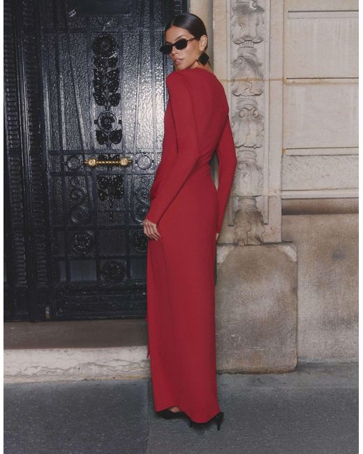 4th & Reckless Red – figurbetontes maxikleid