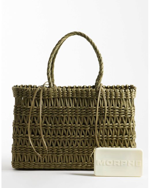 Mango Green – gewebte tragetasche