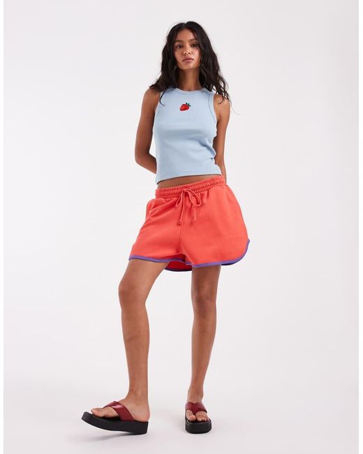 ASOS Hardloopshort in het Red