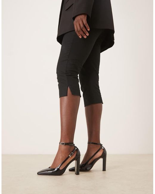 ASOS Black Posie High Block Heel Shoes