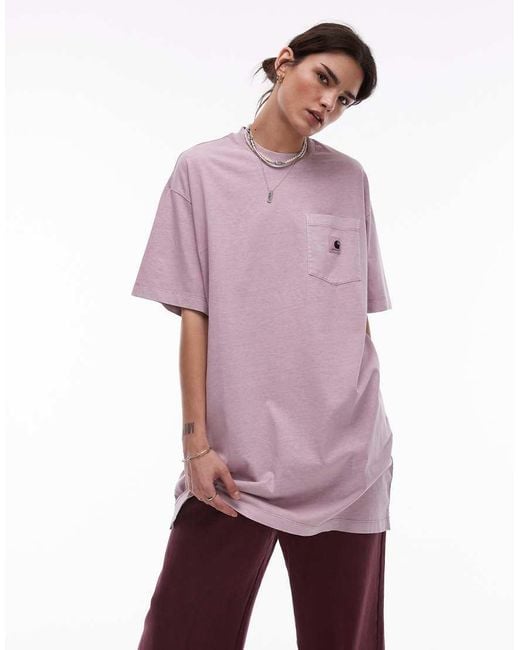 Camiseta Nelson Grand De Carhartt de color Purple