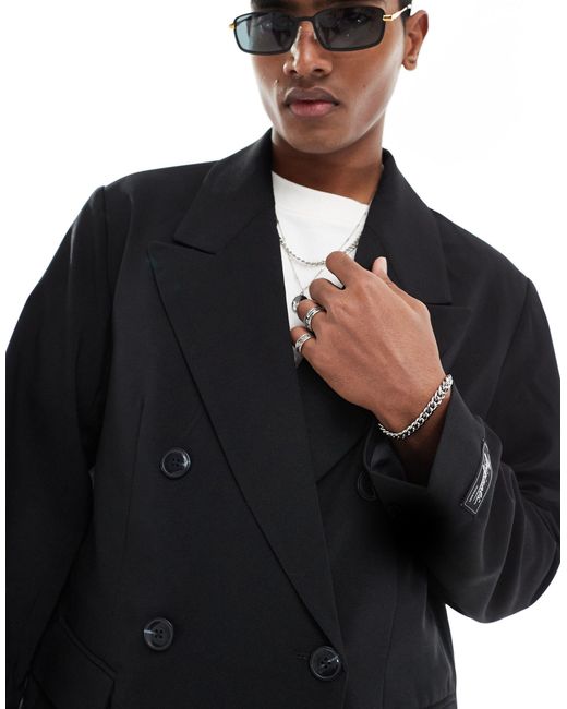Jack & Jones Black Oversized Suit Jacket for men