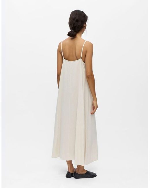 Object Maxi Jurk in het White
