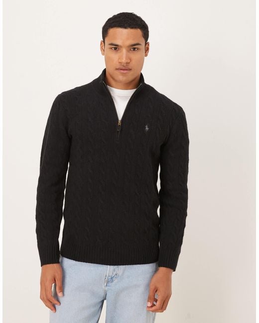 Polo Ralph Lauren – pullover aus wolle in Black für Herren