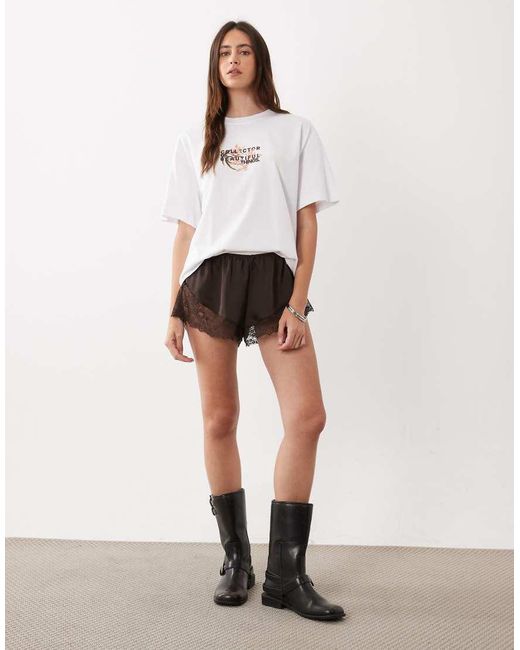ASOS White Oversized Beautiful Things Graphic T-shirt