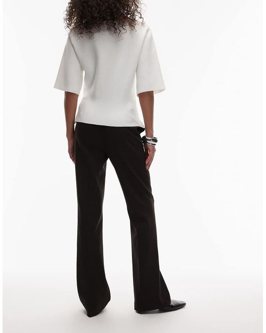 & Other Stories White Slim Flare Tailored Pants