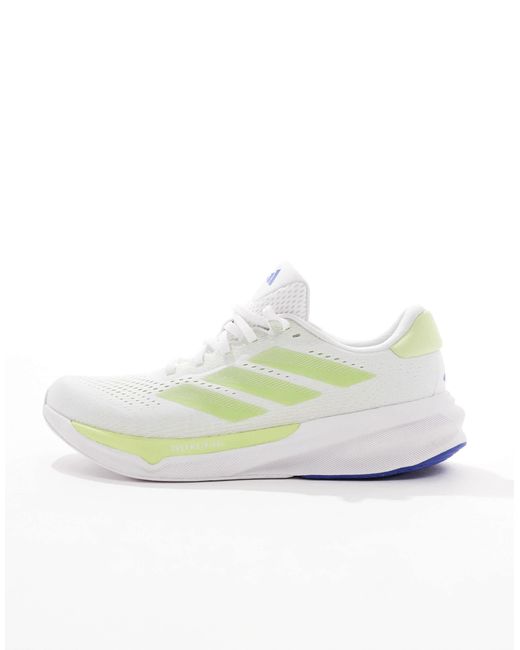Adidas Originals White Adidas Running Supernova Stride 2 for men