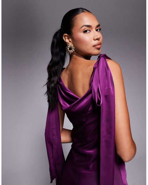 TFNC London Purple – maxikleid