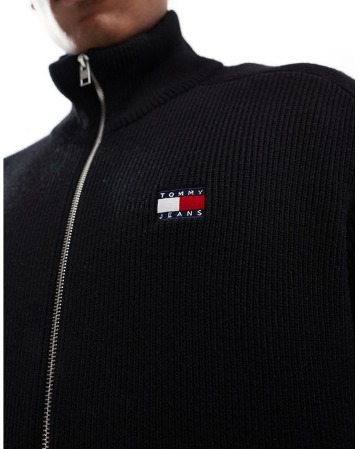 Tommy Hilfiger Black Badge Logo Zip Through Cardigan for men