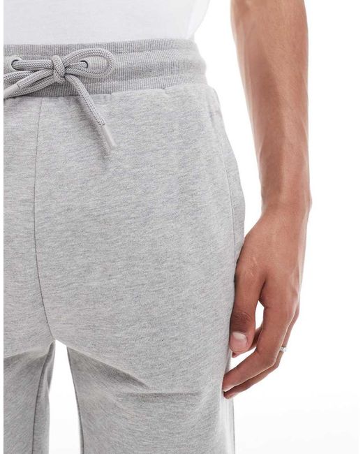 Threadbare Blue Cotton Blend 'Trifoliate' Joggers for men